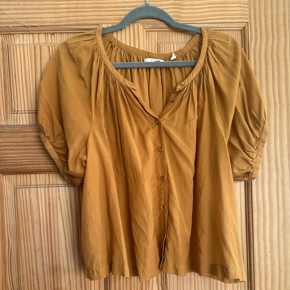 Doen Golden Button-Up Blouse